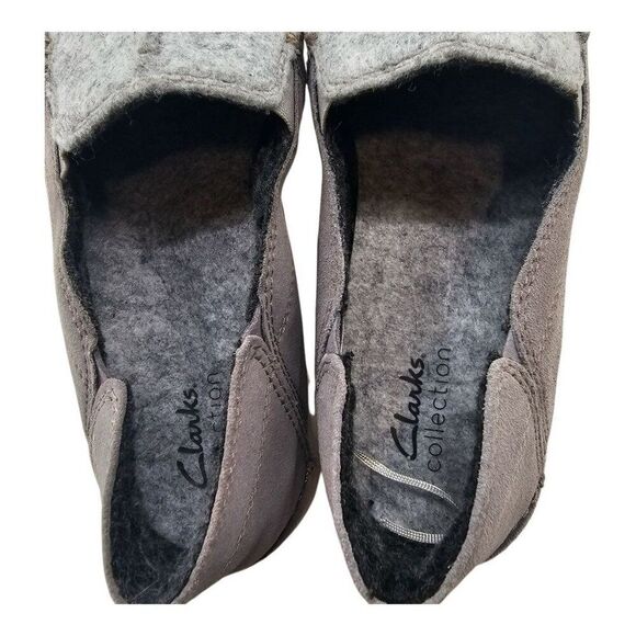 Clarks Mens Size 10 Gorwin Step Sneakers in Grey Suede NWOT - Picture 11 of 12